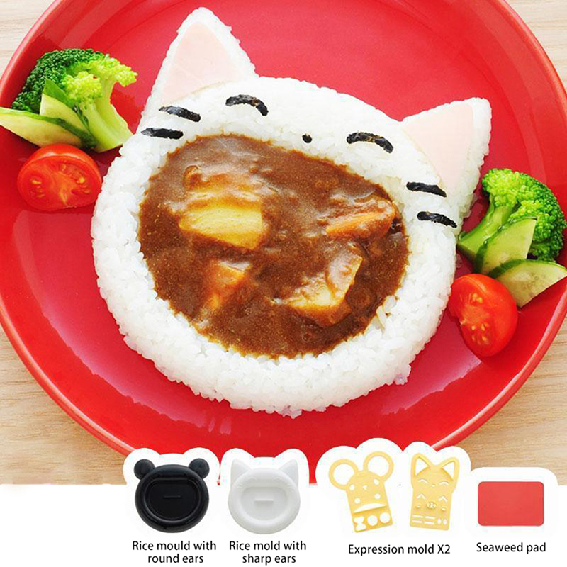Kitchen Gadgets Worth Buying - 1Pcs Cute Cartoon Cat Bear Sushi