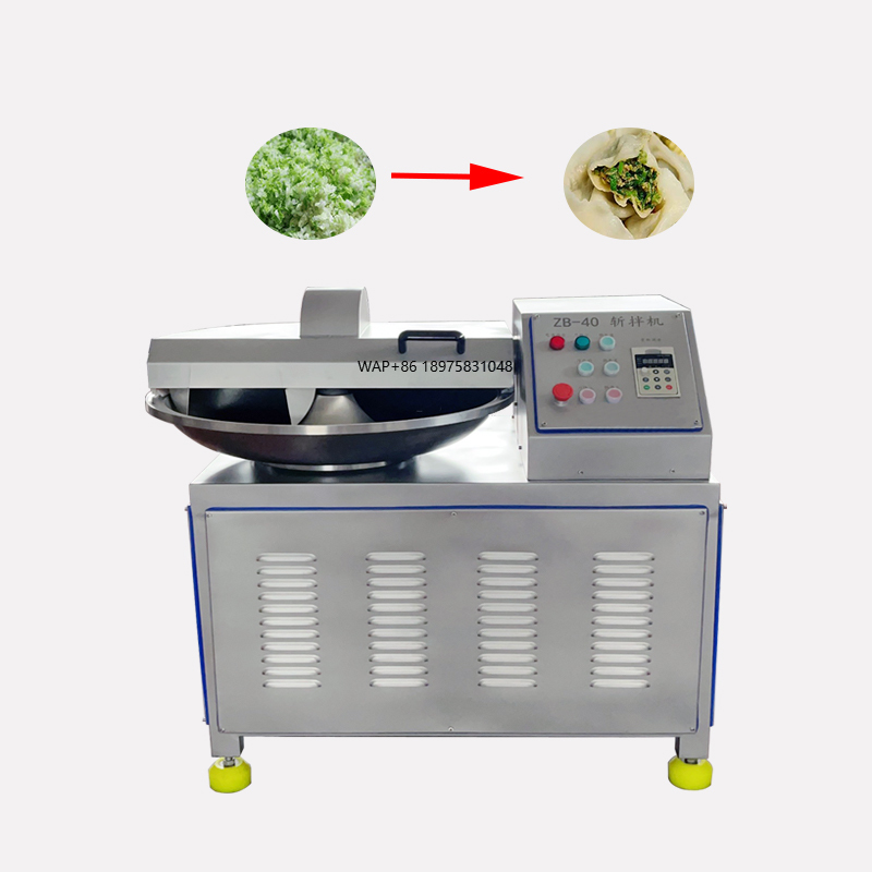 Vegetable Chopper - Automatic Commercial Meat Vegetables Bowl Chopper