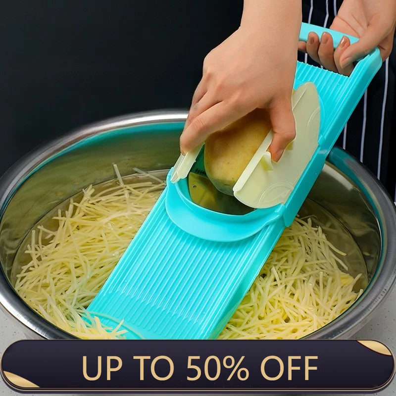 Korean Kitchen Gadgets - Portable Vegetable Grater Potato Slicer Multifunctional