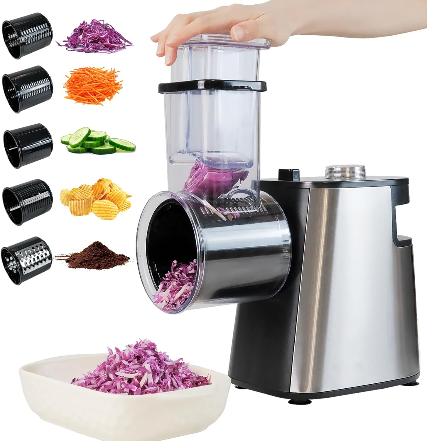 Kitchen Gadgets Electric - Food Slicer Cheese Grater Kitchen Gadget