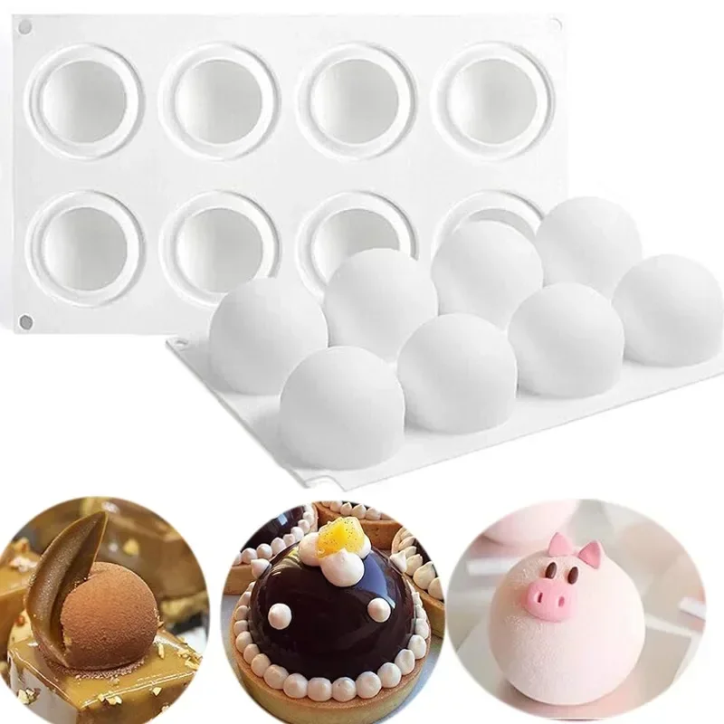 Kitchen Gadgets Worth Buying - 3D Sphere Silicone Mold For Mousse