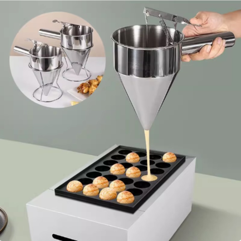 Kitchen Gadgets Worth Buying - 600/1200ML Stainless Steel Liquid Funnel Dispenser,