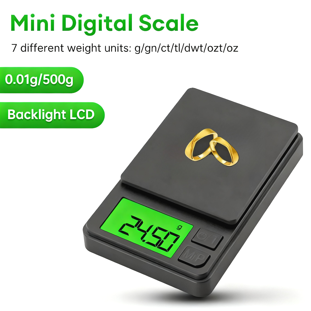 Digital Kitchen Scale - 200/500/1000g 0.01g mini digital scale high