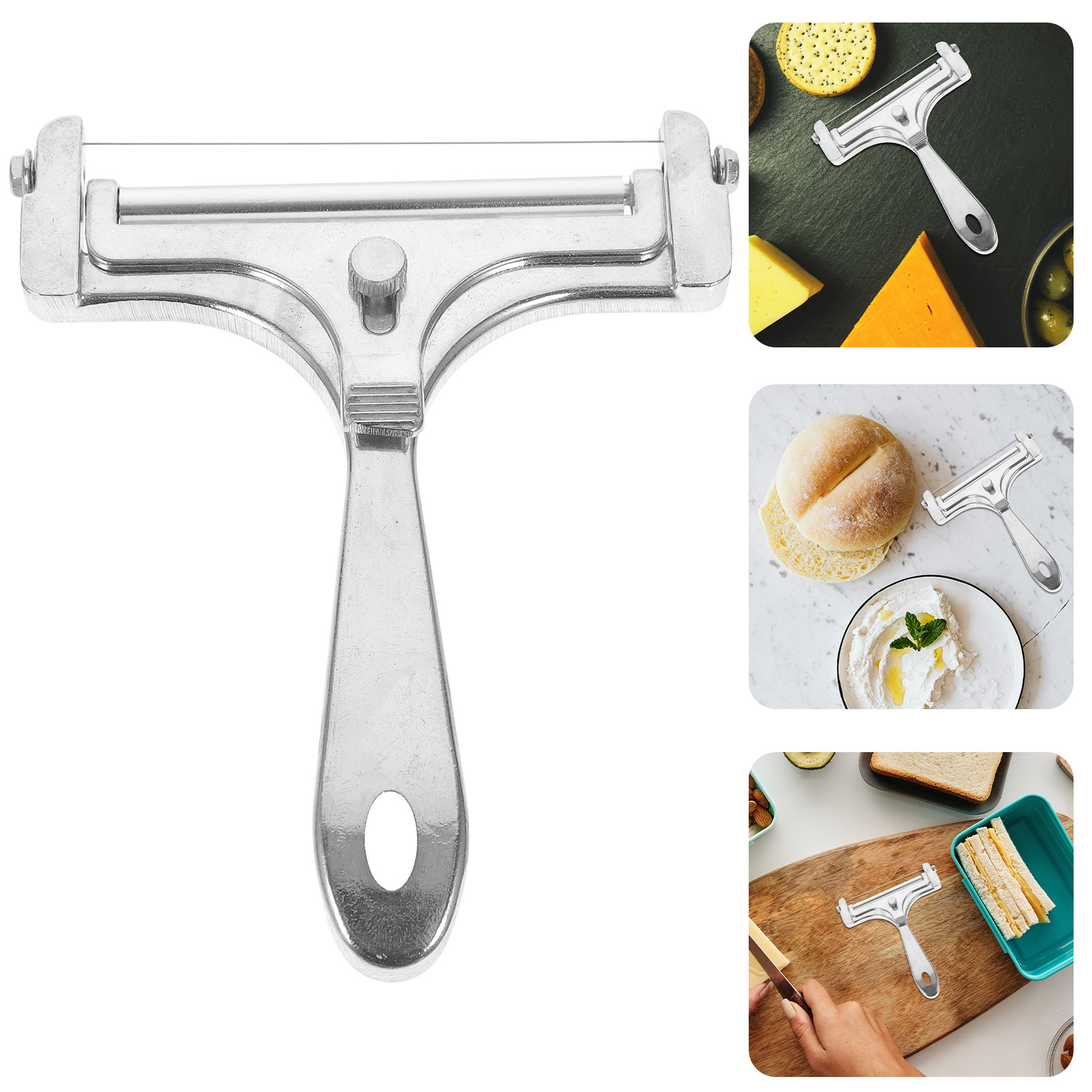 Kitchen Gadgets Wirecutter - 1Set Cheese Slicing Tool Wire Cutter