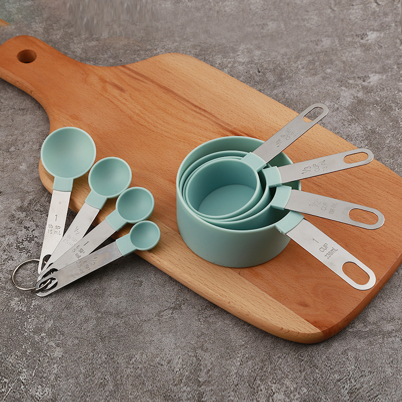 8PCS Measuring Cups Spoons Set - Kitchen Gadgets And Utensils ulasan dan harga