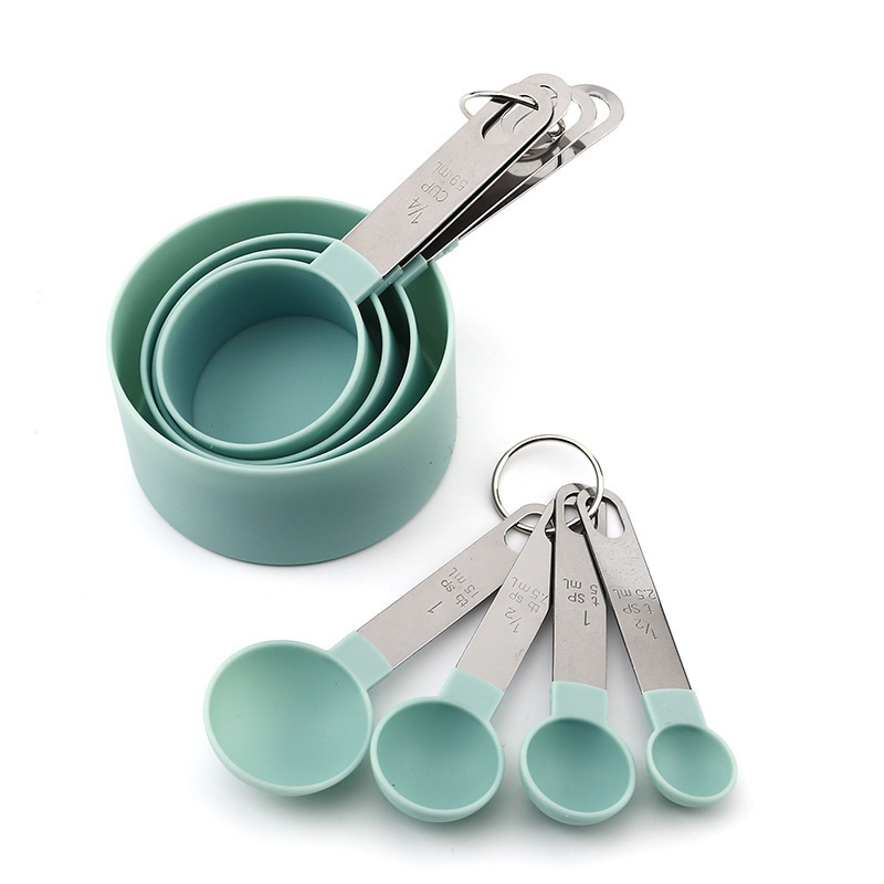 8PCS Measuring Cups Spoons Set - Kitchen Gadgets And Utensils ulasan dan harga