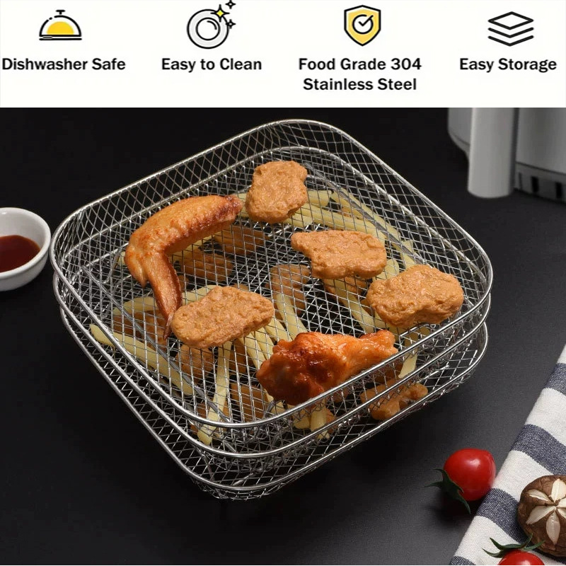 Air Fryer Rack Air Fryer Oven  - Air Fryer Accessories ulasan dan harga