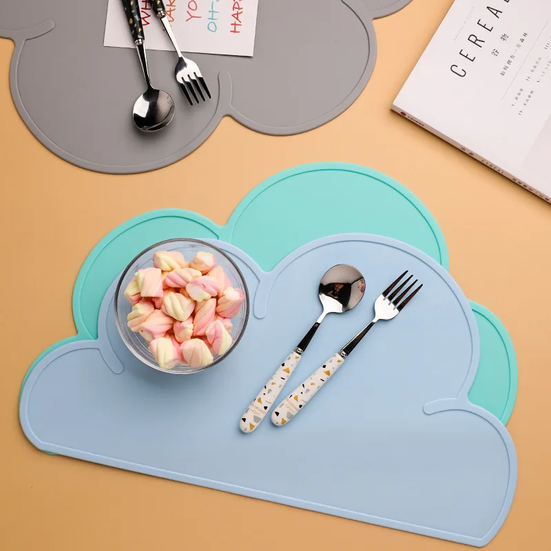 Cute Silicone Placemat Cloud S - Korean Kitchen Gadgets ulasan dan harga