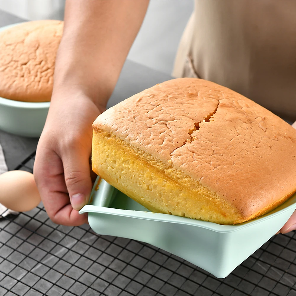 1/4Pcs Silicone Square Cake Mo - Kitchen Gadgets Worth Buying ulasan dan harga