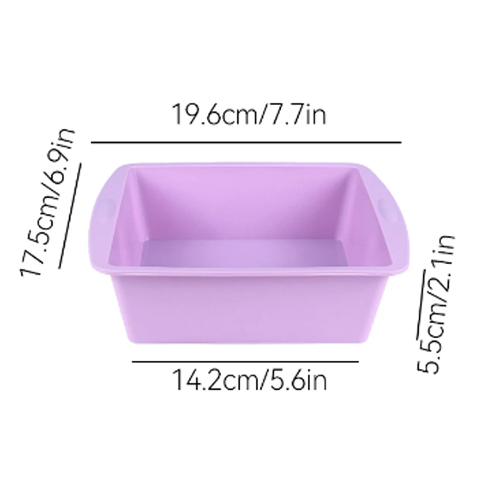 1/4Pcs Silicone Square Cake Mo - Kitchen Gadgets Worth Buying ulasan dan harga