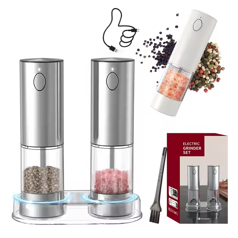 1/2PCS Electric Salt And Peppe - Kitchen Gadgets Electric ulasan dan harga