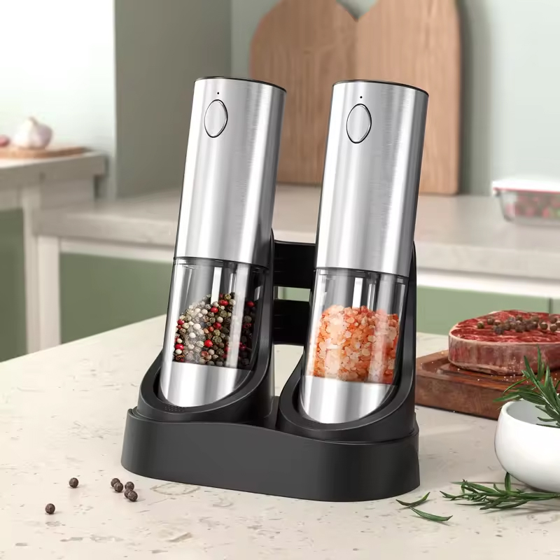 1/2PCS Electric Salt And Peppe - Kitchen Gadgets Electric ulasan dan harga