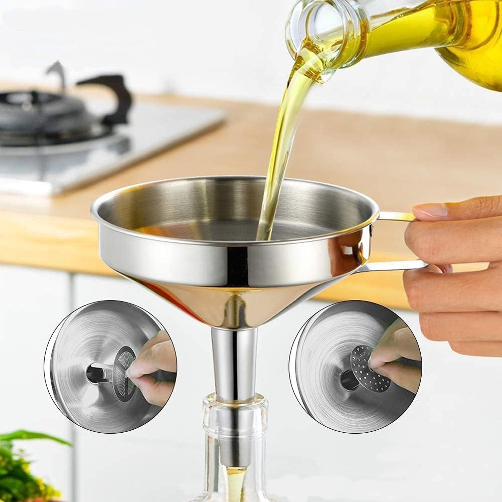 1Pc Stainless Steel Cooking Oi - Kitchen Gadgets Worth Buying ulasan dan harga