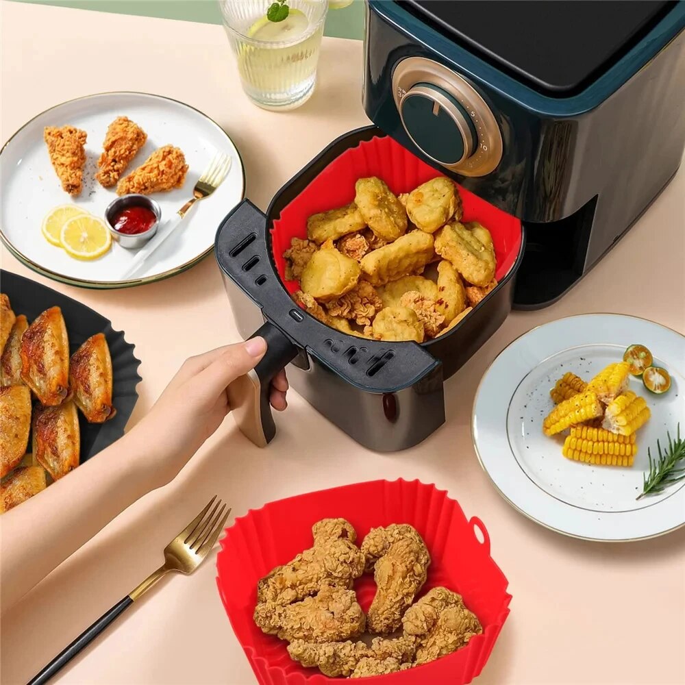 1PC Reusable Airfryer Pan Line - Air Fryer Accessories ulasan dan harga