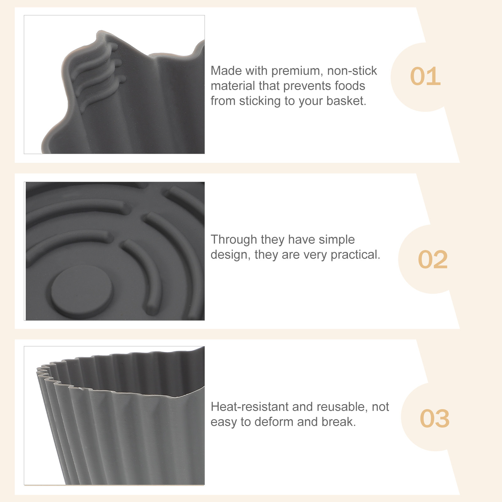 Reusable Silicone Air Fryer Ma - Air Fryer Accessories ulasan dan harga