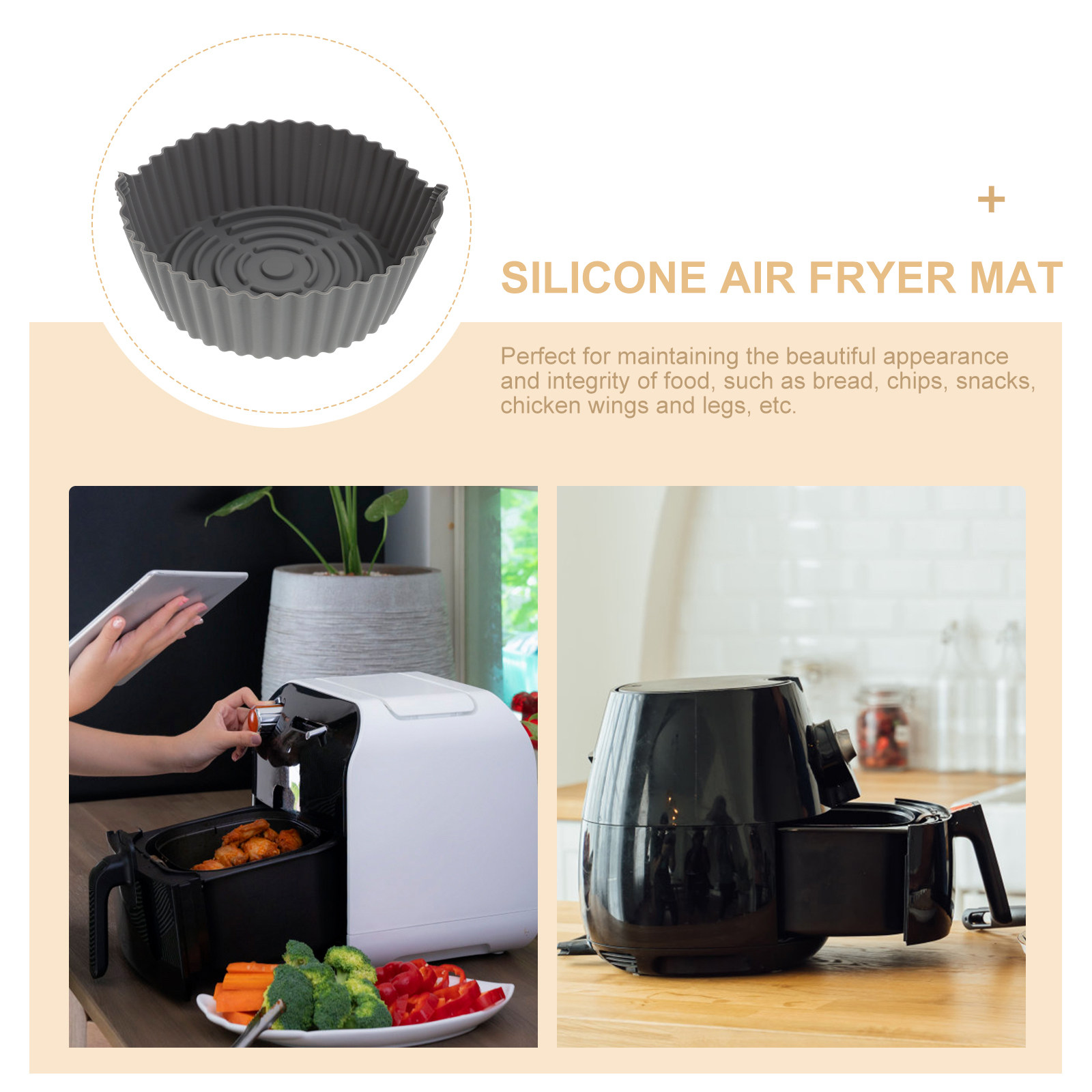 Reusable Silicone Air Fryer Ma - Air Fryer Accessories ulasan dan harga