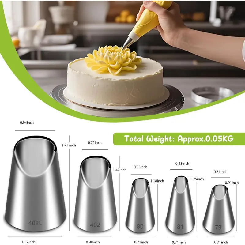 5PCS Stainless Steel Piping No - Kitchen Gadgets Worth Buying ulasan dan harga
