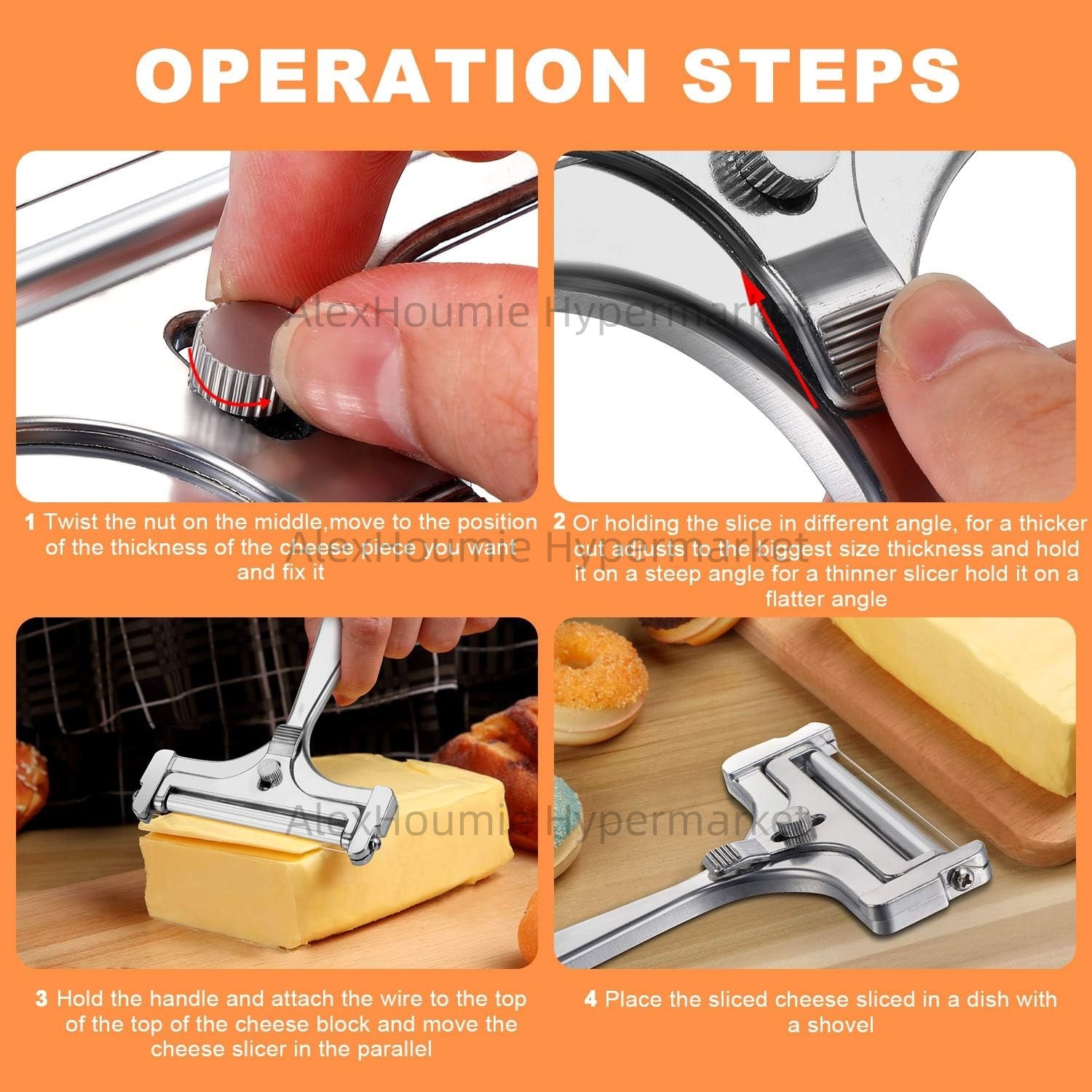 Cheese Slicer Adjustable Thick - Kitchen Gadgets Wirecutter ulasan dan harga