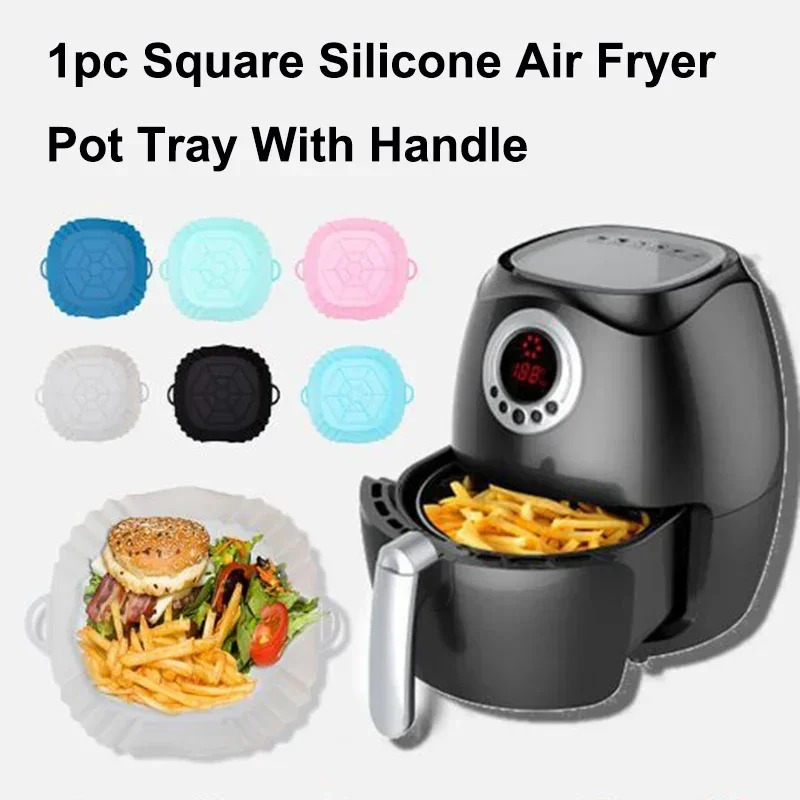 1PC Silicone Air Fryer Basket, - Air Fryer Accessories ulasan dan harga