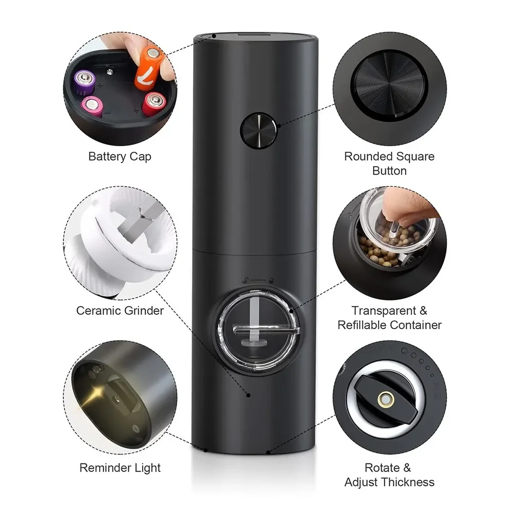 Electric Salt And Pepper Grind - Kitchen Gadgets Electric ulasan dan harga