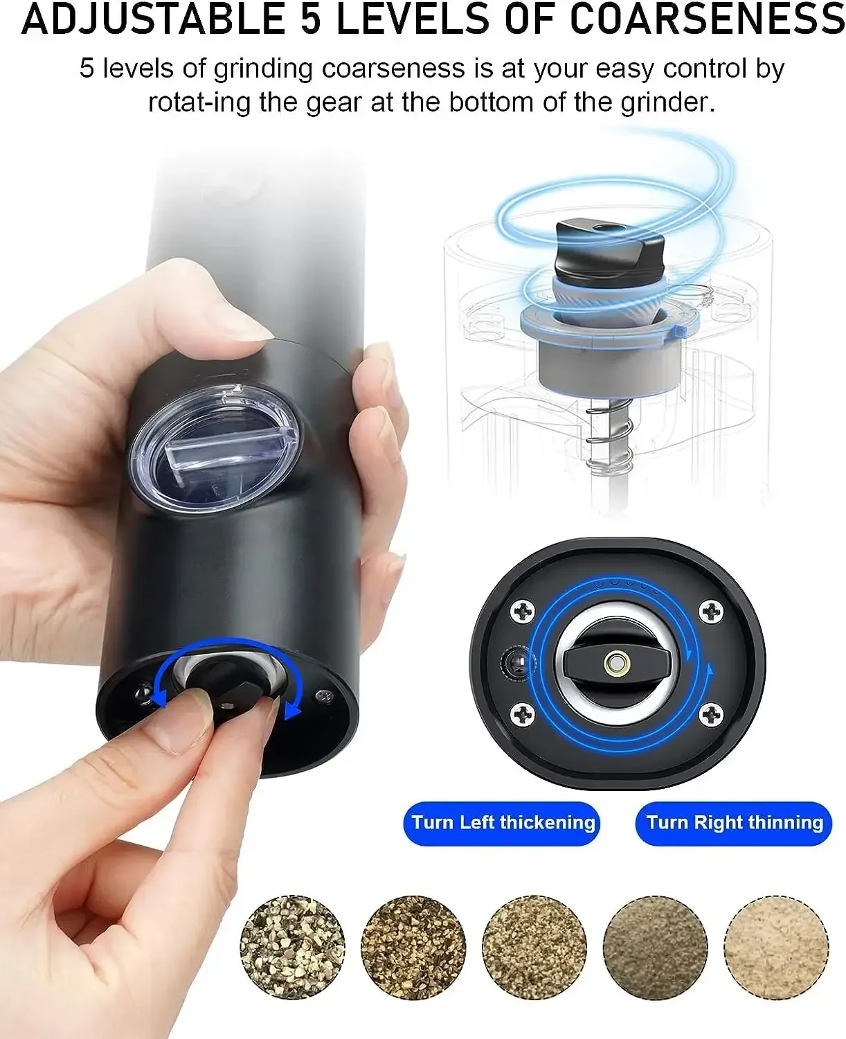 Electric Salt And Pepper Grind - Kitchen Gadgets Electric ulasan dan harga