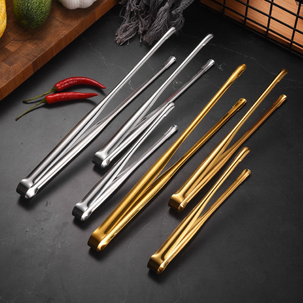 Stainless Steel Grill Tongs Fo - Kitchen Gadgets And Utensils ulasan dan harga