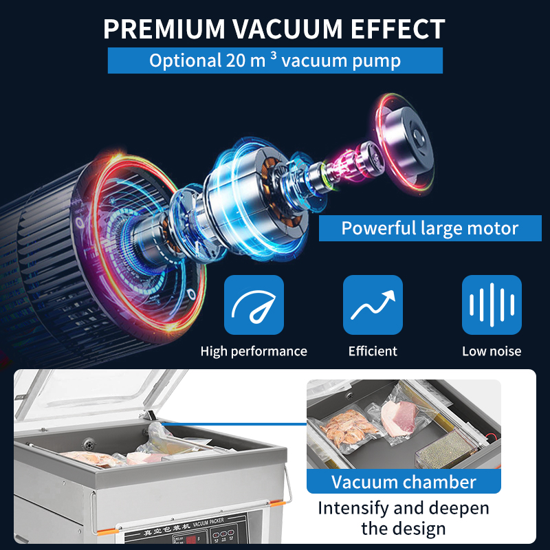 Commercial Semi-Automatic Vert - Food Vacuum Sealer ulasan dan harga