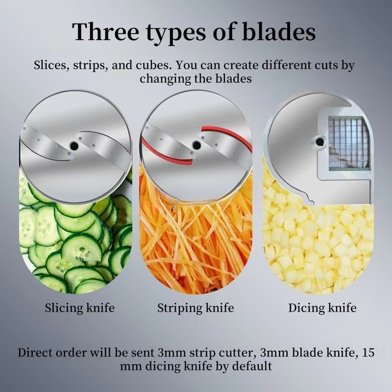 2.2Kw multifunctional green on - Vegetable Chopper ulasan dan harga