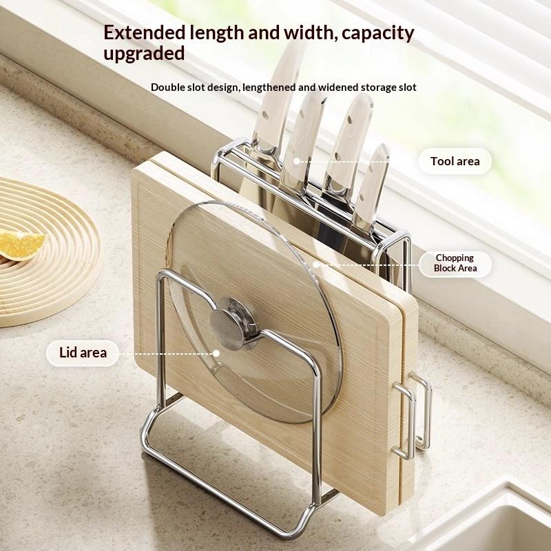 Kitchen Knife Organizer Rack W - Kitchen Gadgets And Utensils ulasan dan harga