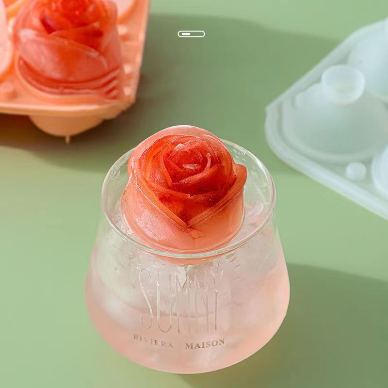 3D Rose Ice Molds 4 Holes Ice  - Kitchen Gadgets Worth Buying ulasan dan harga