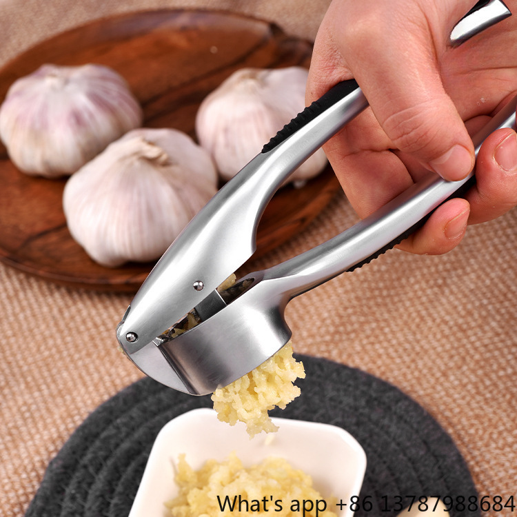 Zinc Alloy Garlic Press, Hand- - Kitchen Gadgets Garlic ulasan dan harga