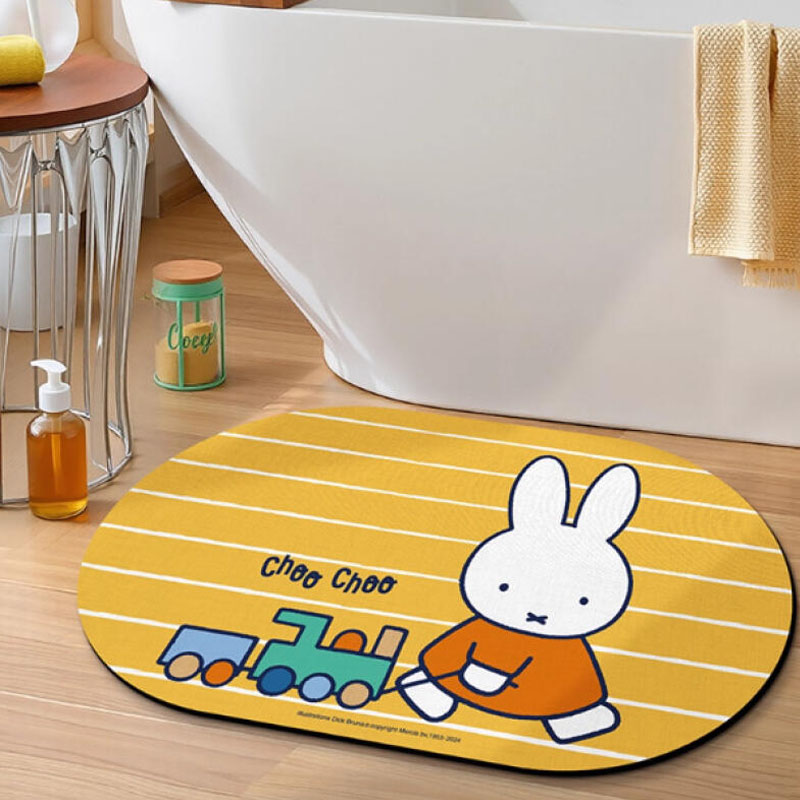 Miffy Anti Slip Floor Mats Ins - Korean Kitchen Gadgets ulasan dan harga