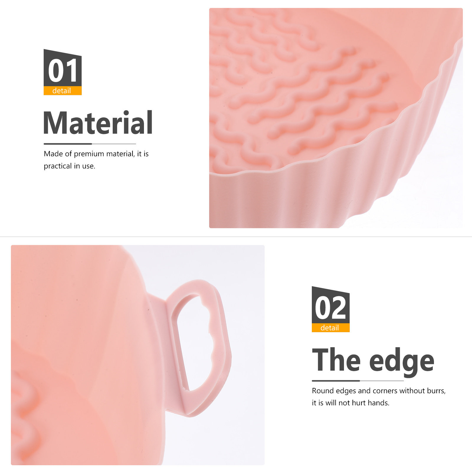 2Pcs Silicone Baking Mat for A - Air Fryer Accessories ulasan dan harga