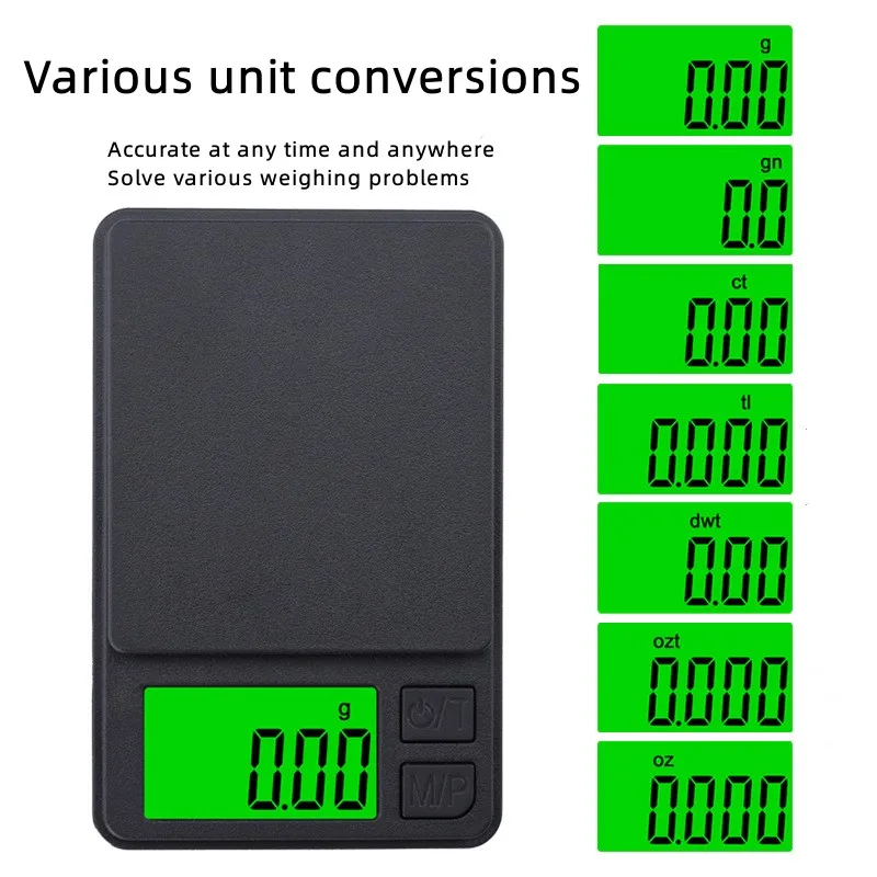 200/500/1000g 0.01g mini digit - Digital Kitchen Scale ulasan dan harga