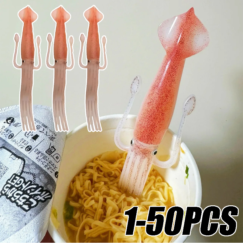 1-50PCS Octopus Themed Food Fo - Kitchen Gadgets And Utensils ulasan dan harga