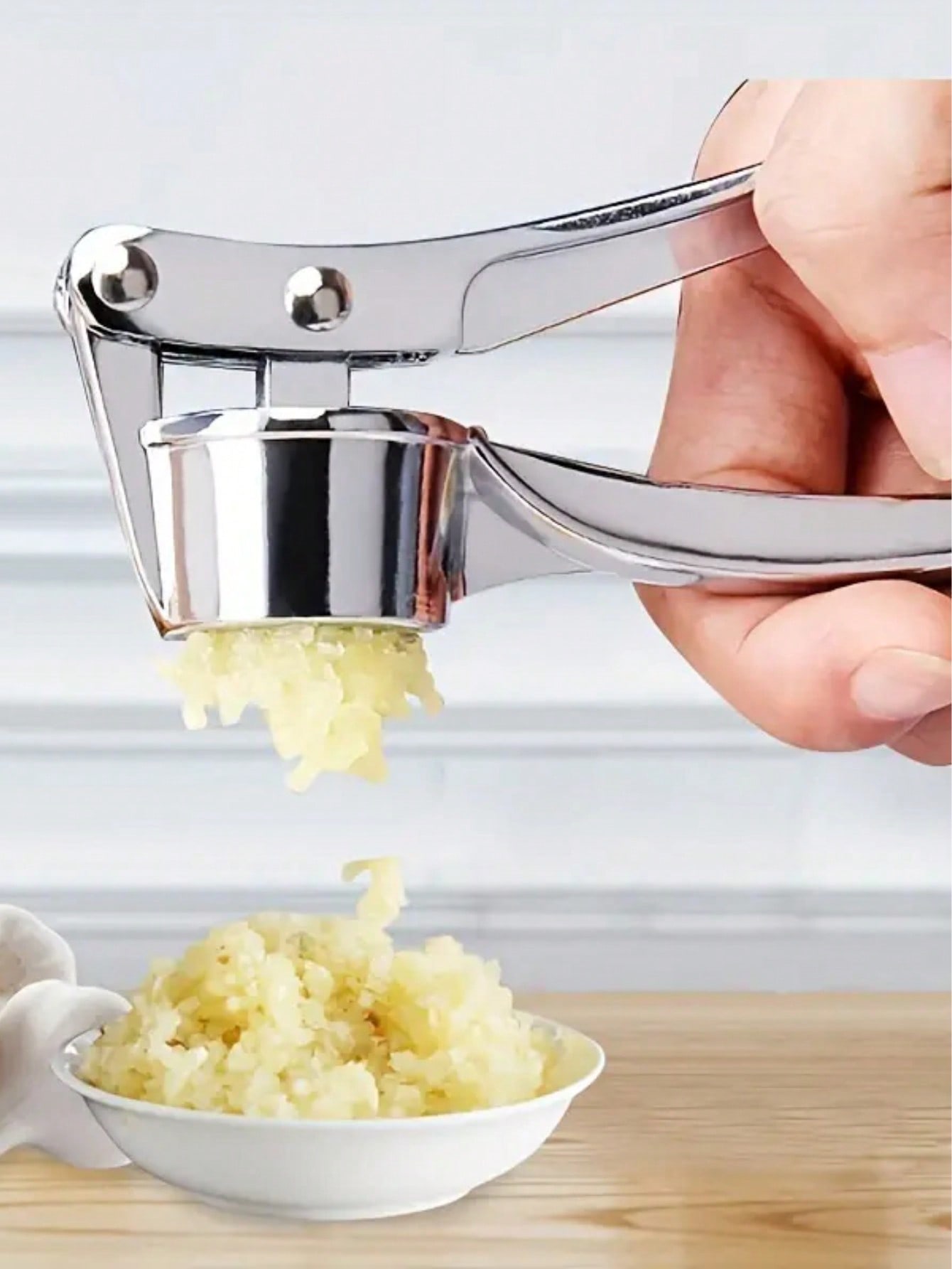 Kitchen Garlic Press Crusher M - Kitchen Gadgets Garlic ulasan dan harga