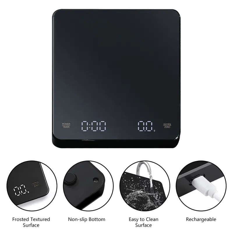 Digital Coffee Scale with Time - Digital Kitchen Scale ulasan dan harga