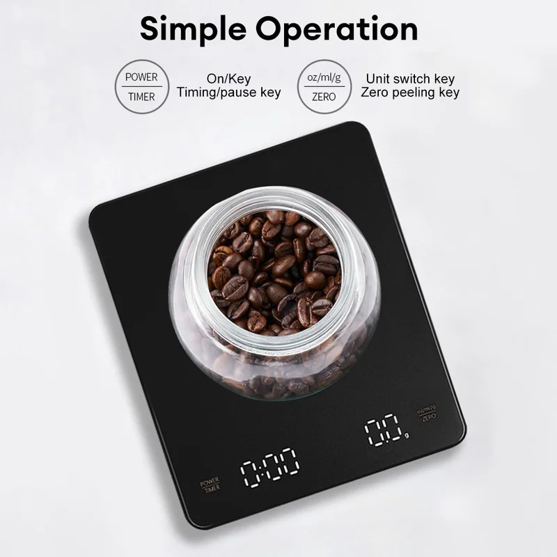 Digital Coffee Scale with Time - Digital Kitchen Scale ulasan dan harga