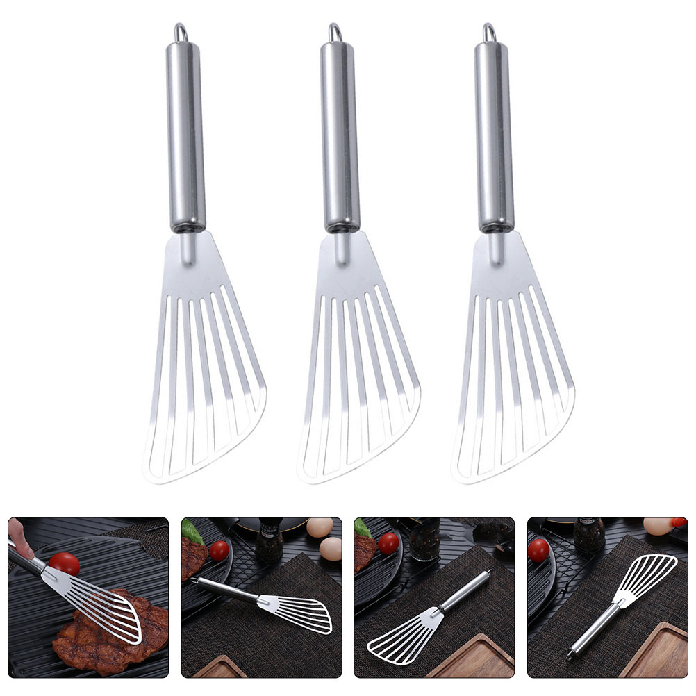 3pcs Stainless Steel Spatula F - Kitchen Gadgets And Utensils ulasan dan harga