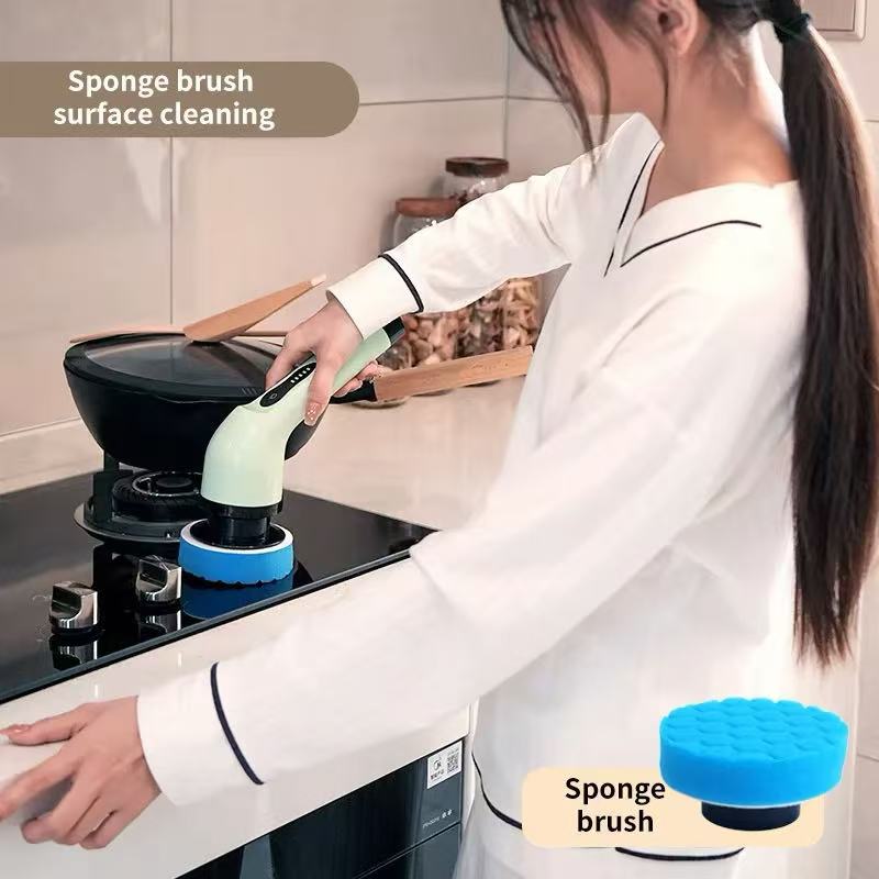 9-in-1 Electric Cleaning Brush - Kitchen Gadgets Electric ulasan dan harga
