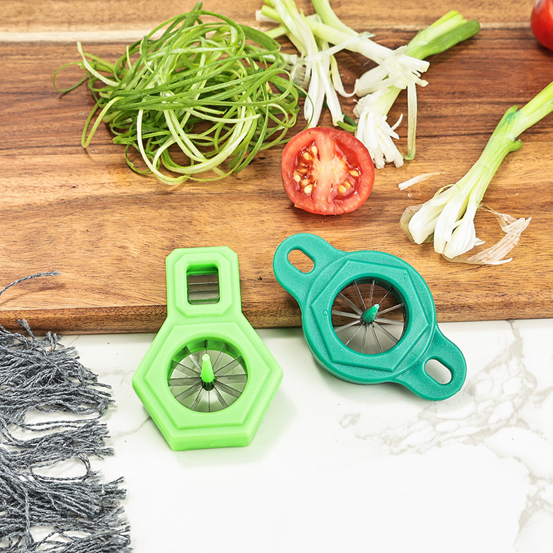 1PC Green Onion Slicer Cut Gre - Kitchen Gadgets Wirecutter ulasan dan harga