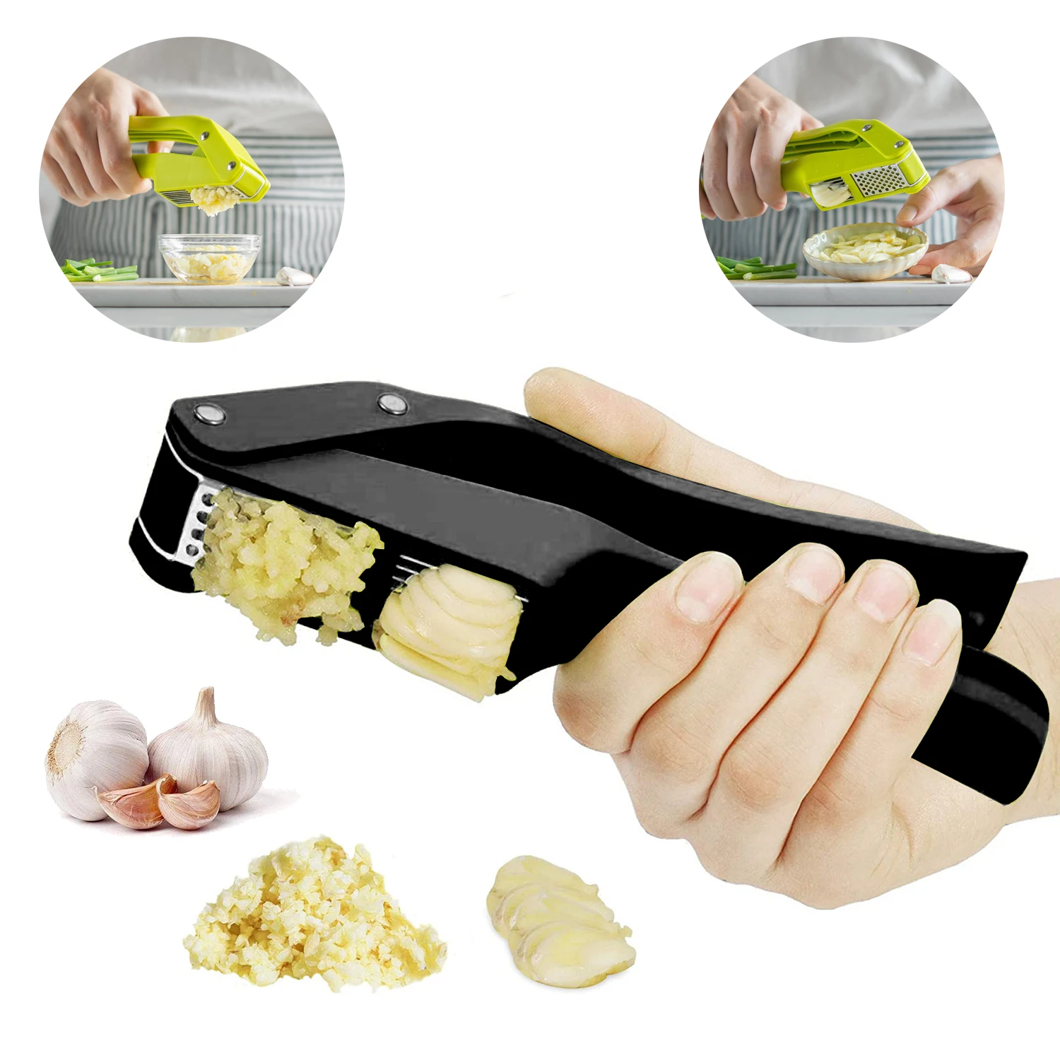 2 in 1 Garlic Ricer and Slicer - Kitchen Gadgets Garlic ulasan dan harga