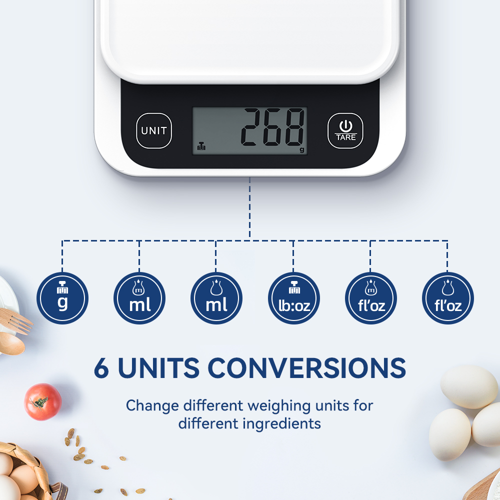 5kg/0.1g/1g Smart Kitchen Scal - Digital Kitchen Scale ulasan dan harga